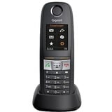Gigaset E630 HX, Mobilteil schwarz, Mobilteil mit Ladeschale