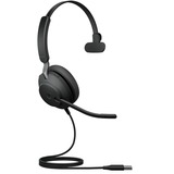 Jabra Evolve2 40, Headset schwarz, USB-A, Microsoft Teams