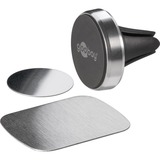 goobay Magnethalterungs-Set Slim schwarz/silber