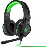 HP Pavilion Gaming 400 Headset, Gaming-Headset schwarz/grün, Klinke