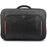 Targus Classic+ Clamshell Case, Notebooktasche schwarz/rot, bis 45,7 cm (18")