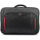 Targus Classic+ Clamshell Case, Notebooktasche schwarz/rot, bis 45,7 cm (18")