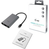 i-tec Adapter Thunderbolt 3 > Dual DisplayPort schwarz