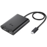 i-tec Adapter USB-C > Dual DisplayPort 4K schwarz