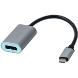 i-tec Adapter USB-C > Metal DisplayPort 4K / 60Hz schwarz/silber