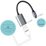 i-tec Adapter USB-C > Metal HDMI 4K / 60Hz schwarz/silber