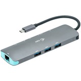 i-tec Nano-Dockingstation grau, HDMI, USB-C, USB, RJ-45