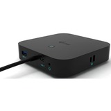 i-tec USB-C Dual Display Docking Station, Dockingstation schwarz, Power Delivery, USB-C, DisplayPort