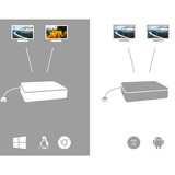 i-tec USB-C Dual Display Docking Station, Dockingstation schwarz, Power Delivery, USB-C, DisplayPort