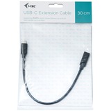 i-tec USB-C Verlängerungskabel schwarz