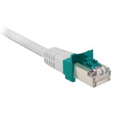 DeLOCK RJ45 Secure Clip, Halterung türkis, 40 Stück