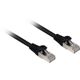 Sharkoon Patchkabel RJ45 Cat.6a SFTP schwarz, 20 Meter, LSOH (Halogenfrei)