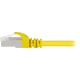 Sharkoon Patchkabel RJ45 Stecker > RJ45 Stecker CAT.6 S/FTP gelb, 1,5 Meter