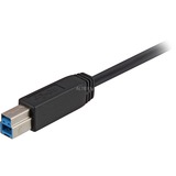 Sharkoon USB 3.2 Gen 1 Kabel, USB-A Stecker > USB-B Stecker schwarz, 5 Meter