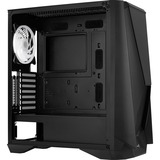 Aerocool Visor, Tower-Gehäuse schwarz, Tempered Glass