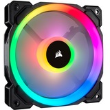 Corsair LL120 RGB PWM, Gehäuselüfter schwarz, Single Pack, ohne Controller