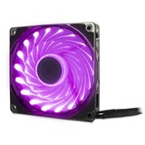 Inter-Tech Argus L-12025 Aura RGB, Gehäuselüfter schwarz/transparent, 120 mm