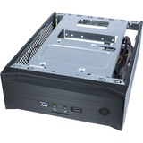 Inter-Tech ITX MW-01 II, HTPC-Gehäuse schwarz, ohne Netzteil