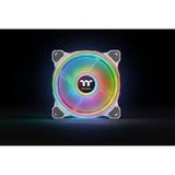 Thermaltake Riing Quad 12 RGB Radiator Fan TT Premium Edition 3 Pack, Gehäuselüfter weiß, 3er Set, 1x Controller, 120 mm
