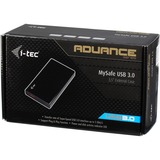 i-tec MySafe Advance Black 3.5" USB 3.0, Laufwerksgehäuse schwarz