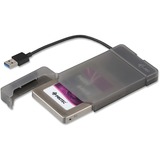 i-tec MySafe USB 3.0 Easy, Laufwerksgehäuse schwarz/transparent