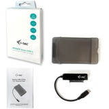 i-tec MySafe USB-C 3.1 Gen. 2 Easy 2.5, Laufwerksgehäuse grau/transparent
