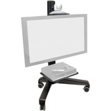 Ergotron Neo-Flex Mobile MediaCenter UHD, Standfuß schwarz