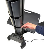 Ergotron Neo-Flex Mobile MediaCenter UHD, Standfuß schwarz