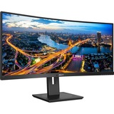 Philips 345B1C/00, LED-Monitor 86.36 cm (34 Zoll), schwarz, WQHD, VA, Curved, HDMI, Lautsprecher, 100Hz Panel