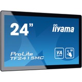 iiyama TF2415MC-B2, LED-Monitor 60.5 cm (23.8 Zoll), schwarz, FullHD, VA, Touch, HDMI, DisplayPort