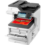 OKI MC853dnct, Multifunktionsdrucker grau/schwarz, USB/LAN, WLAN, Kopie, Scan, Fax