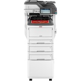 OKI MC883dnct, Multifunktionsdrucker grau/anthrazit, USB, LAN, Scan, Kopie, Fax