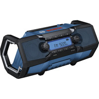 Bosch Professional HEAVY DUTY GPB18V-3C Professional, Baustellenradio blau/schwarz, UKW, Bluetooth, Ohne Akku und Ladegerät