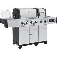 Broil King Gasgrill Imperial QS 690 IR edelstahl, mit Infrarot-Seitenbrenner und Heckbrenner, iQue Smart Steuerung