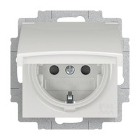 Busch-Jaeger Schutzkontaktsteckdose Einsatz 20 EUCKBD-914 weiß, Retail