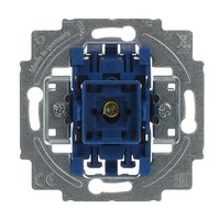 Busch-Jaeger Wechselschalter-Einsatz 10 Ampere mit Beleuchtung Typ 2000/6 USGL blau, Retail