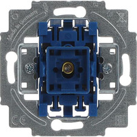 Busch-Jaeger Wechselschalter-Einsatz 10 Ampere mit Beleuchtung Typ 2000/6 USGL blau, Retail