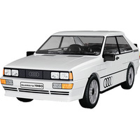 COBI Audi Quattro 1980, Konstruktionsspielzeug weiß, Maßstab 1:35