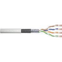 Digitus Professional Cat.5e SF/UTP Twisted Pair Roh-Patchkabel simplex grau, 100 Meter Box
