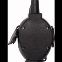 Merten Vollgummi Hängekupplung dreifach Typ 179851, Schutzkontaktkupplung, 16 Ampere, 250 Volt schwarz, Retail