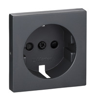 Merten Zentralplatte aus Thermoplast, matt, mit erhöhtem Berührungsschutz, Typ MEG2330-0414 anthrazit, Retail