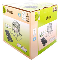 VEDES Bingo mit Metallkorb, Brettspiel 