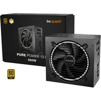 be quiet! Pure Power 13 M 650W, PC-Netzteil schwarz, 1x 12-Pin High Power GPU, 2x PCIe, Kabel-Management , 650 Watt