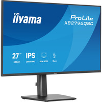 iiyama ProLite XB2796QSC-B1, LED-Monitor 68.6 cm (27 Zoll), schwarz (matt), QHD, IPS, HDMI, DP, USB-C, USB-Hub