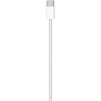 Apple USB Kabel, USB-C Stecker > USB-C Stecker weiß, 1 Meter, gesleevt