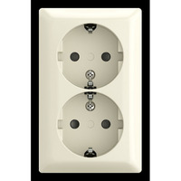 Busch-Jaeger Schutzkontakt Steckdose Typ F Aufputzmontage Retail