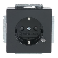 Busch-Jaeger Schutzkontakt Steckdosen Einsatz anthrazit, Retail