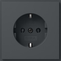 Gira Steckdose Typ F Schutzkontakt 16 Ampere 250 Volt IP20 anthrazit, Retail
