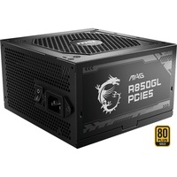 MSI MAG A850GL PCIE5, PC-Netzteil schwarz, 1x 12VHPWR, 4x PCIe, Kabelmanagement, 850 Watt