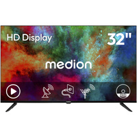 Medion LIFE MD 832003 mit DVD-Player, LED-Fernseher 80 cm (32 Zoll), schwarz, WXGA, Triple Tuner, Mediaplayer
